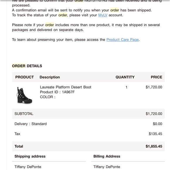 Louis Vuitton desert platform boots - Picture 6 of 6